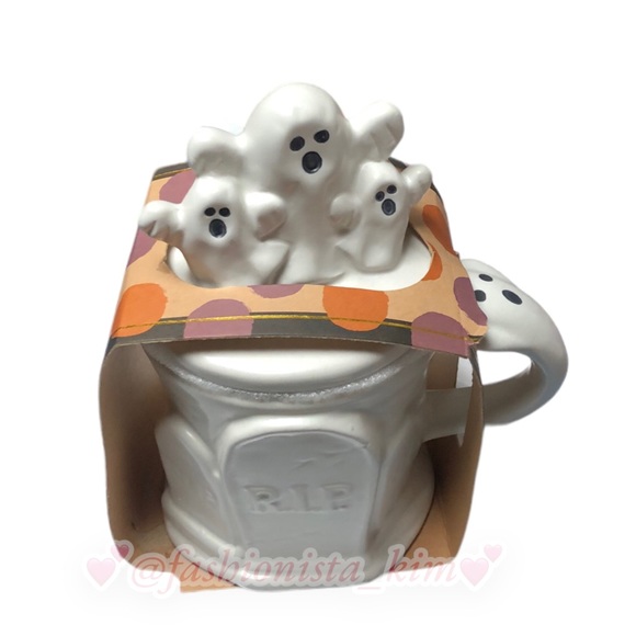 Ghost RIP mug with topper new with tags - Picture 14 of 15